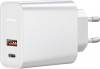 Baseus USB / USB Type-C Wall Adapter White (CCFS-C02)